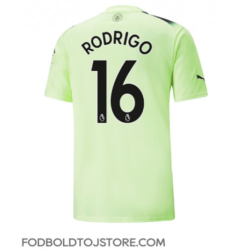 Manchester City Rodri Hernandez #16 Tredjetrøje 2022-23 Kortærmet